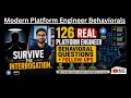 126 MODERN PLATFORM ENGINEER Behavioral Interview Q As Real-World Scenarios Answers Follow-ups