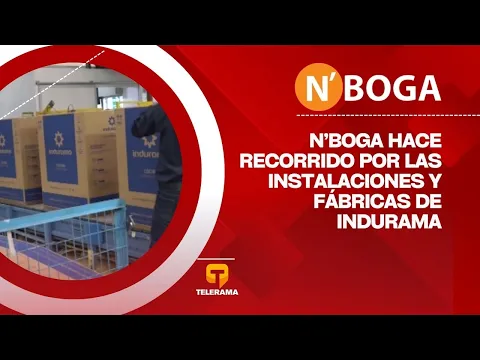 N'Boga hace recorrido por las instalaciones y fábricas de Indurama