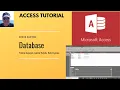 How to create an Access Database part 1 table design and table properties