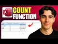 How To Use Count Function In Microsoft Access Tutorial 2026