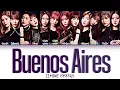 IZ*ONE (アイズワン) - Buenos Aires Lyrics (Color Coded Kan/Rom/Eng)