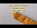 Lagu Cara Cepat Membuat Skoder/Evolet Bahu | Cara Membuat Tempat Pangkat Bahu