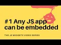 1 The JS App JS Widgets Series