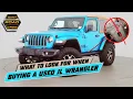 What To Look For When Buying a Used Jeep JL Wrangler