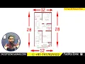 12x28 House Plan ll 336 Sqft House Design ll 12 By 28 Ghar Ka Naksha 91-7417425522