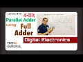 4-Bit Parallel Adder using Full Adders in Hindi
