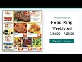 Food King Weekly Ad 26 - 26 Top 10 Deals