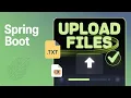Mastering File Uploads in Spring Boot with MultipartFile A Comprehensive Guide