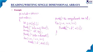 One Dimensional Array in C Lec 113 C Programming Tutorials