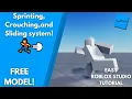 Advanced Movement System Sliding Sprinting and Crouching Roblox Studio Tutorial