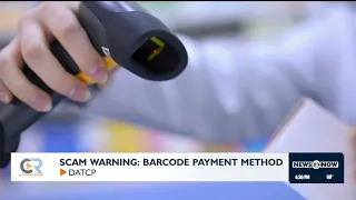 Scam warning Barcode payment method