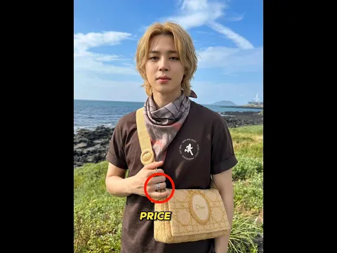 BTS Jimin $5,100 Elite DIOR Flap Bag 😱 BTS Fashion Breakdown (Brand + Price) #bts #jimin #shorts