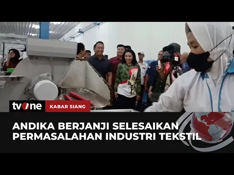 Andika Perkasa Kunjungi Pabrik Tekstil di Karanganyar