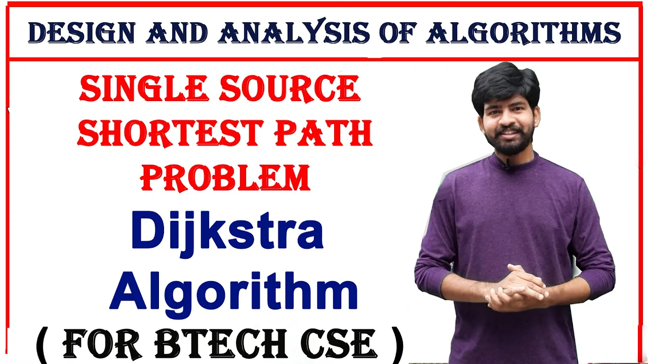 shortest path problems || single source shortest path problem || dijkstra's algorithm | daa subject