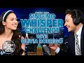 Singing Whisper Challenge with Olivia Rodrigo The Tonight Show Starring Jimmy Fallon