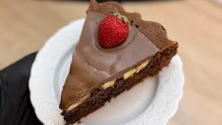 كيكة يومية بالشوكولا بمكونات بسيطة و بدون ميزان 🍫