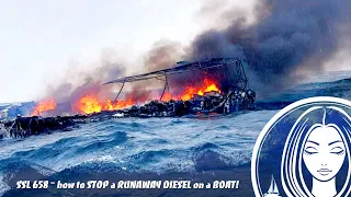 SSL658 ~ how to STOP a RUNAWAY DIESEL on a BOAT