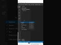 What is the sidebar doing in visual studio code