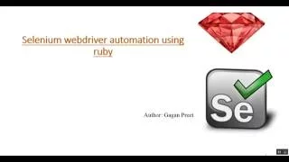 4 How To Create First Script in Selenium using Ruby Programming Language