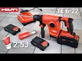 Brutal hammer drill Hilti TE 6 - 22 with detachable SDS plus and impact energy 2 5J