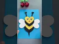 How To Make Paper Honey Bee paper crafts for kids