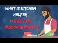 What Is Kitchen Helper Duties And Responsibilities