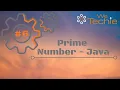 Prime Number - Java WeTechie