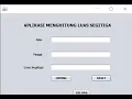 MEMBUAT APLIKASI LUAS SEGITIGA MENGGUNAKAN JAVA