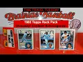 Time Travel Tuesday - 1983 Topps Baseball Rack Pack
