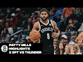 Lagu Patty Mills Sets Nets Franchise Record with Nine Threes Off the Bench