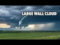 New Mexico Supercell With a LARGE and OMINIOUS Wall Cloud