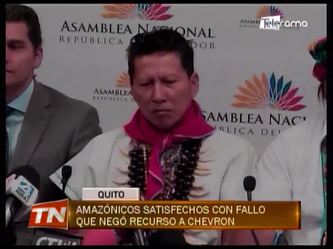 Amazónicos satisfechos con fallo que negó recurso a Chevron