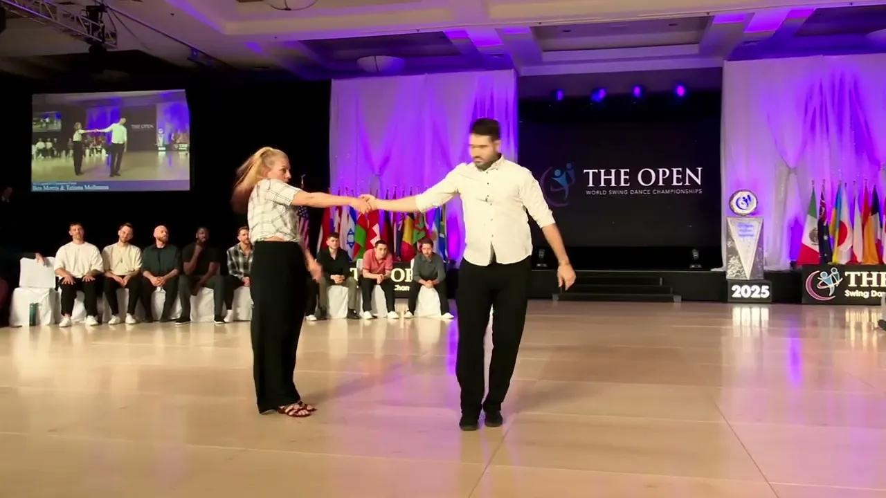Ben Morris and Tatiana Mollmann - 1st Place Jack & Jill Swing - Champions - The Open 2025