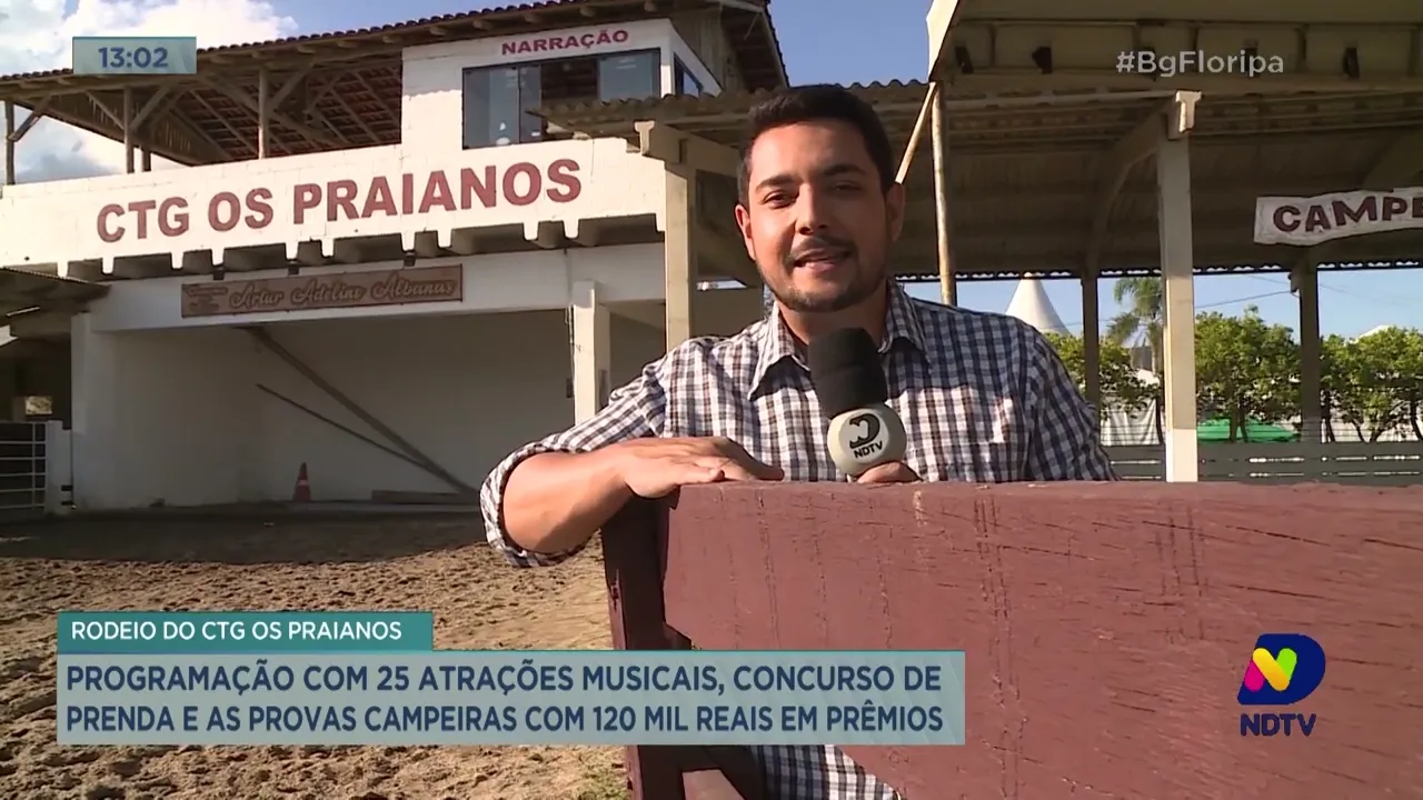 Programação com 25 atrações musicais, concurso de prenda e provas irão agitar o CTG os praianos