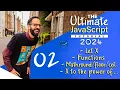 02 - The Ultimate JavaScript Tutorial for Absolute Beginners Functions Basic Math in JS