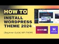 How to Install a WordPress Theme I On Hostinger Domain Localhost Begnners Guide I WP-Theme