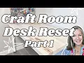 I Finally Redesigned My Craft Room Desk Part 1 Starting Over