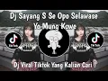 Lagu DJ SAYANG S SE OPO SELAWASE YO MUNG KOWE - AKSARA TAESER VIRAL TIKTOK TERBARU 2025 !
