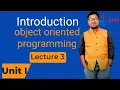 Introduction To Object Orientated Programming Concept Lesson 1 Unit 1 Lecture 3