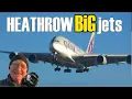 Download Lagu London Heathrow airport BIG jet spotting January 2022. Emirates and Qatar A380 Silkway B747 arrive