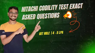 Hitachi Codility Test 2025 - Exact Questions Asked Crack the Exam in One Watch