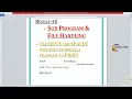 GW BASIC Lecture 48 PROGRAM THAT WILL USE LEFT AND SPACE FUNCTIONS TO PRINT FOOT