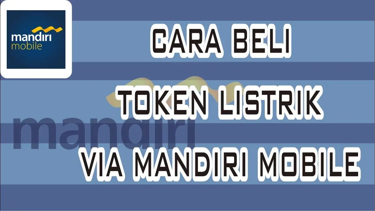 Cara beli token listrik lewat mandiri online, cara beli pulsa pln via aplikasi mandiri online.. 