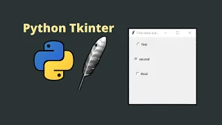Python Tkinter How to create a radio button in tkinter