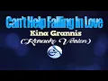 CAN'T HELP FALLING IN LOVE - Kina Grannis (KARAOKE VERSION)