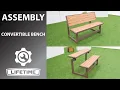 Lifetime Convertible Bench Lifetime Assembly
