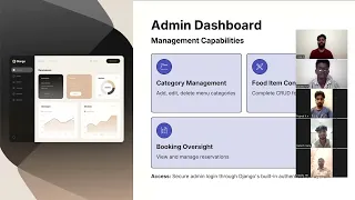 DineDesign - Restaurant Table Booking Menu Management System Django Project Presentation