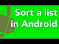 Android App Custom List Adapter 11 sort a list