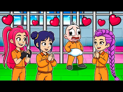 Video Thumbnail: ATRAPADO EN LA PRISIÓN DE LAS GUERRERAS KPOP 😱 BEBÉ NOOB en MINECRAFT