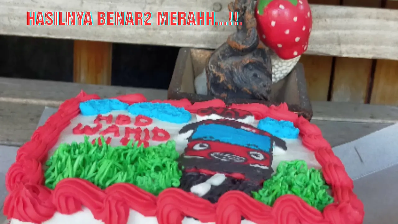 #Merah Cetarrr# Cara membuat butter cream warna Merah menyala. #Merah Cetarrr# Cara membuat butter cream warna Merah menyala.